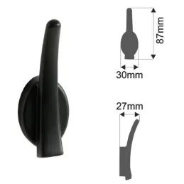 Kleiderhaken MARIOT / Schwarz matt