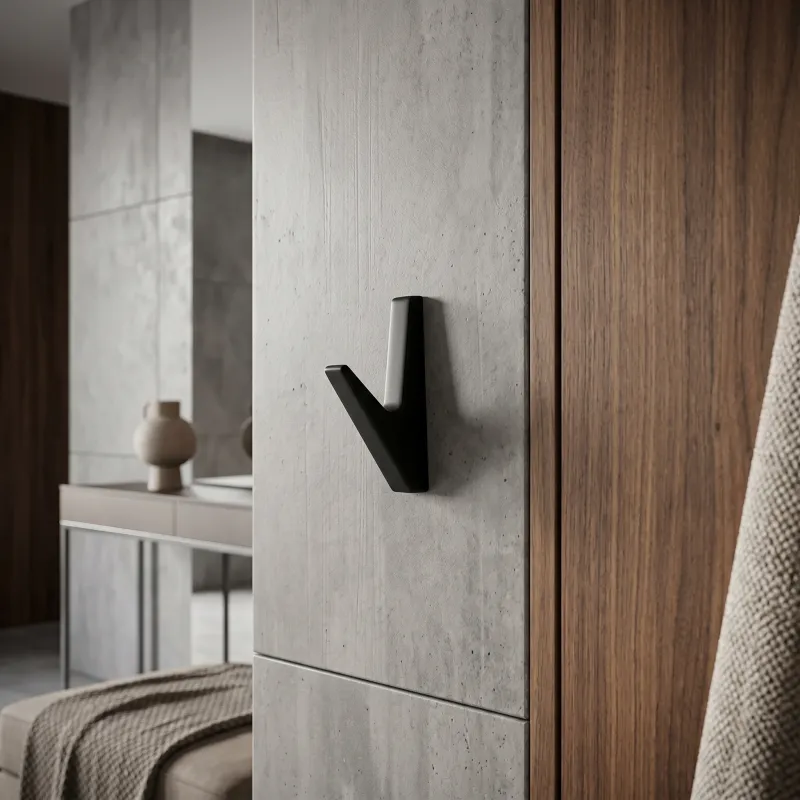 Garderobe ALEO / Schwarz matt