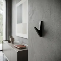 Garderobe ALEO / Schwarz matt
