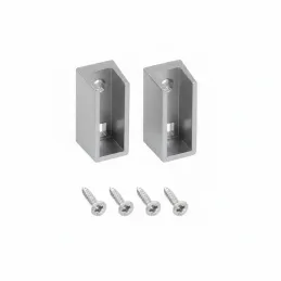 Kleiderstange 1m SLIM für LED-Streifen mit Endkappen / Aluminium