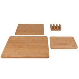 Set aus 3 Schneidebrettern MASTER CHIEF / Bambusholz