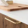 Gold gebürstet