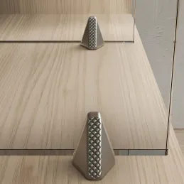 Regalträger für Glas mit Dichtung ELO D5 / Nickel - 10 Stück