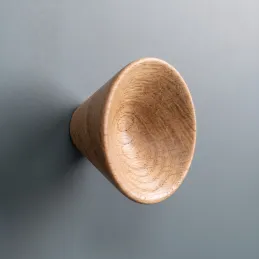 Holzgriff Knopf APOLO / Eiche lackiert