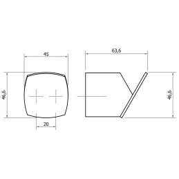 Exklusiver Holzkleiderbügel LOREN / Schwarzes Holz - schwarz