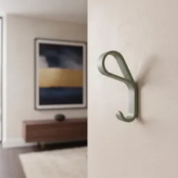 Luxuriöser Kleiderhaken DROP / Grau