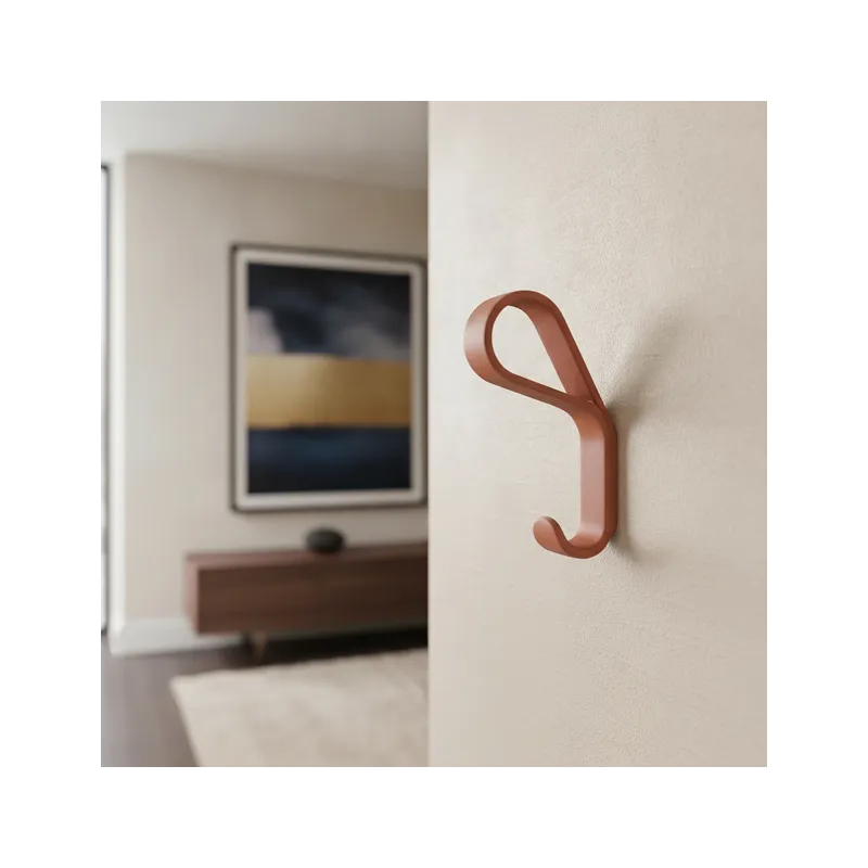 Luxuriöser Kleiderhaken DROP / Braun