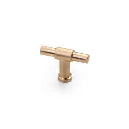 Knopfgriff LIMO / Gebürstetes Gold