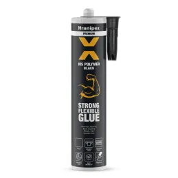 Klebstoff MS POLYMER 290 ml mit sofortiger Fixierung / Schwarz