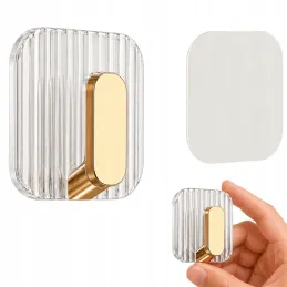 Selbstklebender Haken GLAMOUR / Gebürstetes Gold