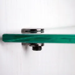 Halterung für Glasablage MELIA - 10 Stück / Schwarzes Nickel