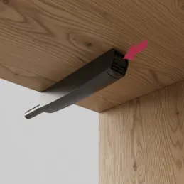 Piest für grifflose Türöffnung MOVE Mini / Schwarz
