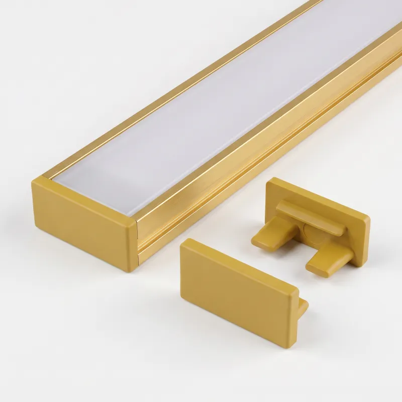 Endstück für LED-Profil ZARIA - ohne Loch / Gold