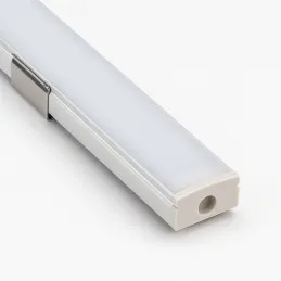 Befestigung des LED-Profils ZARIA / Edelstahl