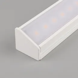Satz mit 2 Endkappen für Eck-LED-Profil ZARIA - ohne Loch / Weiß matt