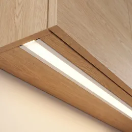ZARIA Aluminium-Abdeckleiste für LED-Beleuchtung mit milchiger Abdeckung / Weiß matt