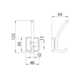 Garderobenständer PORTAS / Kupfer