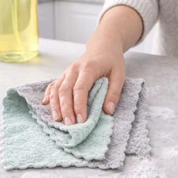 Set aus Mikrofaser-Reinigungstüchern TOPCLEAN - 10 Stück