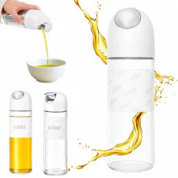 Glasflasche für Olivenöl oder Essig mit automatischem Öffnungsmechanismus 510 ml / Weiß