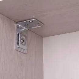 Beschlag zum Aufhängen des Schranks ohne Abdeckung / Nickel