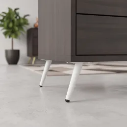 Möbelbein SIGMA / Weiß matt