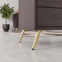 Möbelbein SIGMA / Gold glänzend
