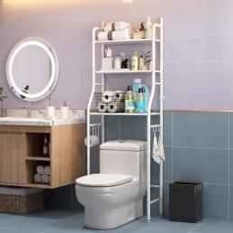 Hängeschrank über dem WC / Weiß