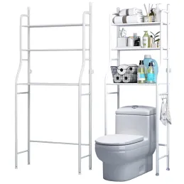 Hängeschrank über dem WC / Weiß