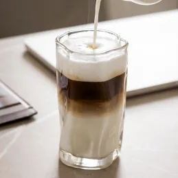 Borosilikat-Kaffeeglas WAVE 275 ml / Transparent