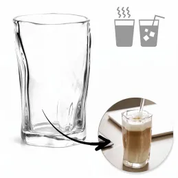 Borosilikat-Kaffeeglas WAVE 275 ml / Transparent