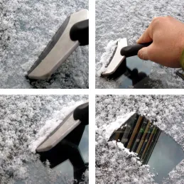 Metall-Schneeschaber SNOW FIX / Schwarz