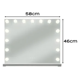 Kosmetikspiegel mit LED-Beleuchtung MELANIA / Weiß