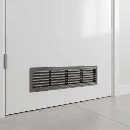 Beidseitiges Lüftungsgitter für Türen 430 x 115 mm / Graphit