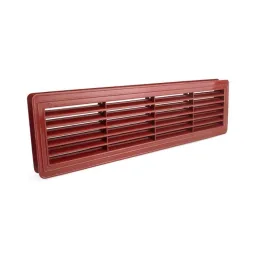 Beidseitiges Lüftungsgitter für Türen 430 x 115 mm / Calvados