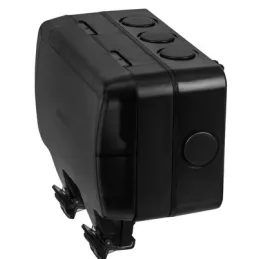 Externe elektrische Steckdose GARDENIA SCHUKO 2x230V / Schwarz matt