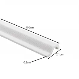 Selbstklebende Dichtung für Fenster und Türen 4000 mm / Weiß