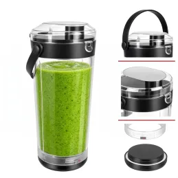 Ersatzbehälter für USB-Elektromixer ARIANO 600 ml / Schwarz