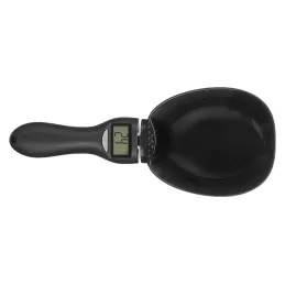 Küchen-Schöpfkelle mit LCD-Display und Waage XXL / Schwarz matt