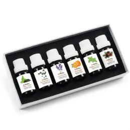 Set aus 6 Duftölen für Aromadiffusoren / 10 ml