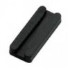 Mini-Kunststoffgleiter mit schwarzer Oberfläche. Abmessung des Gleiters ist 38 x 16 mm und Dicke 3mm. Preis ist für 10 Stück.