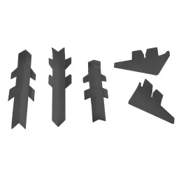 Endkappen-Set für Dichtungsleiste  PFLEIDERER /anthrazit