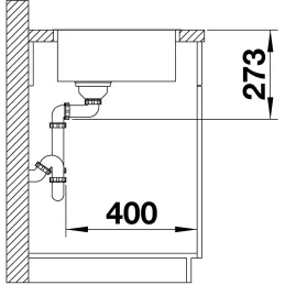 Edelstahlspüle Blanco ZEROX 700- IF