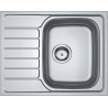 Die hochwertige Franke Spüle ist für den Einbau in die Arbeitsplatte konzipiert. Die Farbe ist rostfreier Stahl. Die Spüle verfügt über ein Siebventil und einen Abflussbereich. Eine Bohrung für die Armatur kann bestellt werden. Alle Spülen werden komplett mit allem Zubehör geliefert, einschließlich eines platzsparenden Siphons auch für die Spülmaschine.